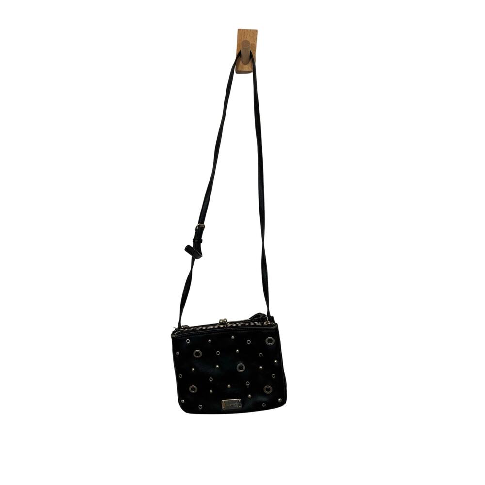 nine west studded bag crossbody edgy goth grunge y2k concert minimalist